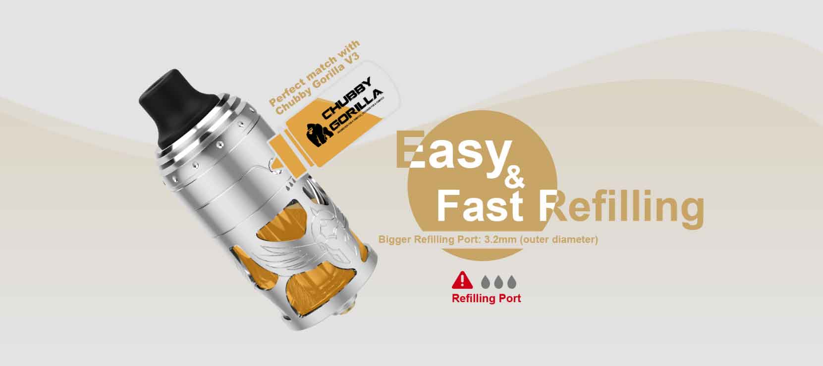 Vapefly Brunhilde MTL RTA Tank - 5ml