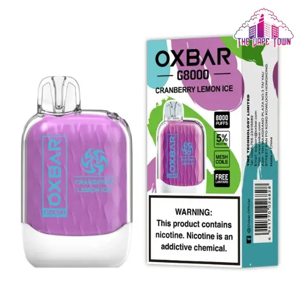 OXVA OXBAR G8000 Disposables Pod 8000 Puffs - Image 2