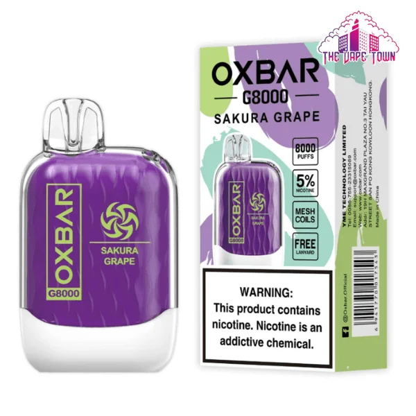 OXVA OXBAR G8000 Disposables Pod 8000 Puffs - Image 6