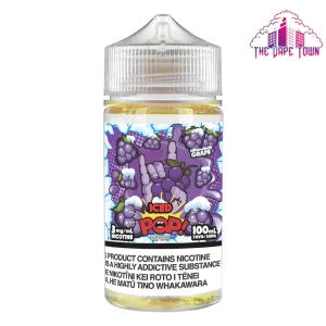 Pop Vapors Grape Iced E-liquid | 100ml