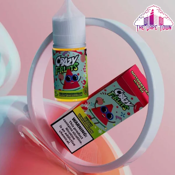 Tokyo Crazy Fruits Peach Watermelon ice Nic salt - 30ml - Image 2
