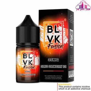 BLVK Fusion Citrus Strawberry Ice Nic Salt - 30ml