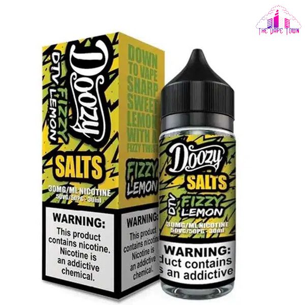 FIZZY LEMON BY DOOZY VAPE SALTS 30ML - Image 2