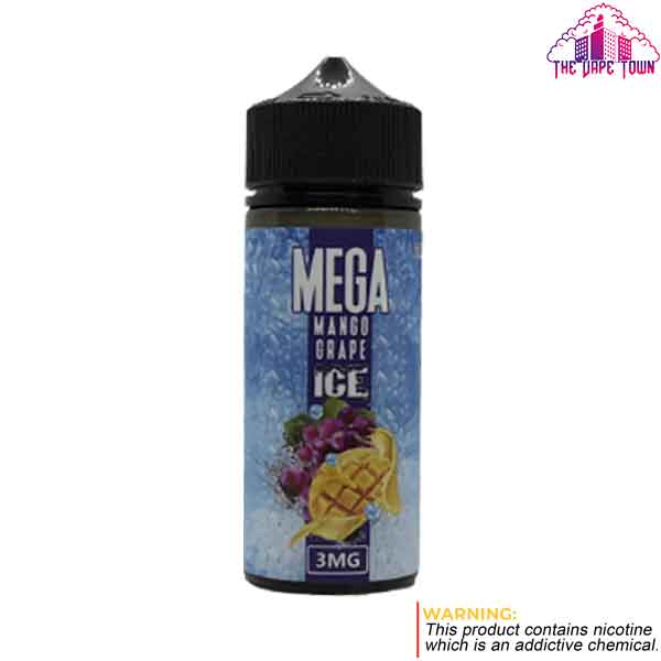 Mega Mango Grape Ice 3mg - 120ml - Image 2