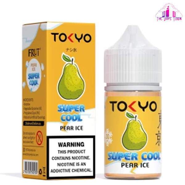 TOKYO SUPER COOL PEAR Iced Nic Salt - 30ML - Image 2