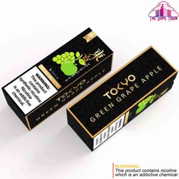 Tokyo Golden Series Green Grape Apple ice Nic Salt - 30ml