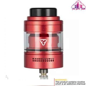 Vaperz Cloud Trilogy 30mm RTA 5ml Bubble Glass Tank ? Red