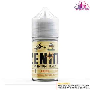 Zenith Premium Aries Vanilla & Custard Nic Salt 25mg - 30ml